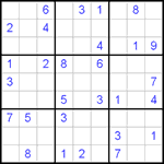 Судоку 9х9 #419 средний