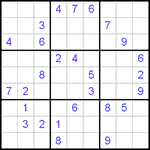 Судоку 9х9 #420 средний