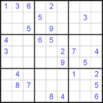 Судоку 9х9 #389 очень трудный