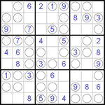 Судоку “Чет-нечет” 9х9 #45 легкий