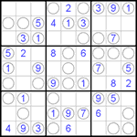 Судоку “Чет-нечет” 9х9 #46 легкий