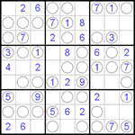 Судоку “Чет-нечет” 9х9 #47 легкий