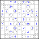 Судоку “Чет-нечет” 9х9 #49 легкий