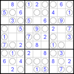 Судоку “Чет-нечет” 9х9 #52 легкий