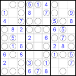 Судоку “Чет-нечет” 9х9 #54 легкий