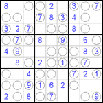 Судоку “Чет-нечет” 9х9 #55 легкий