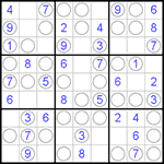 Судоку “Чет-нечет” 9х9 #56 легкий