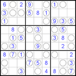 Судоку “Чет-нечет” 9х9 #57 легкий