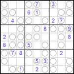 Судоку “Чет-нечет” 9х9 #43 средний