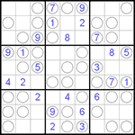 Судоку “Чет-нечет” 9х9 #44 средний