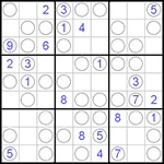 Судоку “Чет-нечет” 9х9 #50 средний