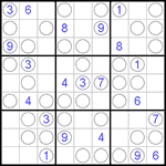 Судоку “Чет-нечет” 9х9 #53 средний