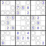 Судоку “Чет-нечет” 9х9 #54 средний