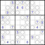 Судоку “Чет-нечет” 9х9 #55 средний