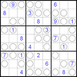 Судоку “Чет-нечет” 9х9 #56 средний