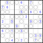 Судоку “Чет-нечет” 9х9 #57 средний