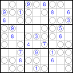 Судоку “Чет-нечет” 9х9 #59 средний