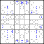 Судоку “Чет-нечет” 9х9 #60 средний