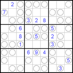 Судоку “Чет-нечет” 9х9 #37 трудный