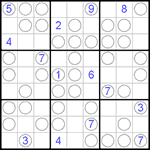 Судоку “Чет-нечет” 9х9 #39 трудный