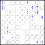 Судоку “Чет-нечет” 9х9 #42 трудный