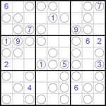 Судоку “Чет-нечет” 9х9 #46 трудный