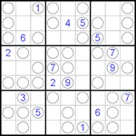 Судоку “Чет-нечет” 9х9 #48 трудный