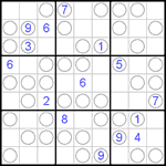 Судоку “Чет-нечет” 9х9 #50 трудный