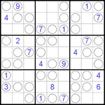 Судоку “Чет-нечет” 9х9 #51 трудный