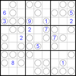 Судоку “Чет-нечет” 9х9 #31 очень трудный