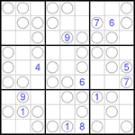 Судоку “Чет-нечет” 9х9 #32 очень трудный