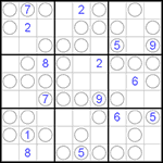 Судоку “Чет-нечет” 9х9 #33 очень трудный