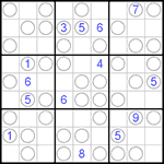 Судоку “Чет-нечет” 9х9 #39 очень трудный