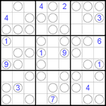 Судоку “Чет-нечет” 9х9 #40 очень трудный