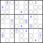 Судоку “Чет-нечет” 9х9 #41 очень трудный