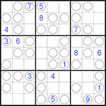 Судоку “Чет-нечет” 9х9 #43 очень трудный