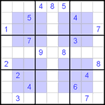 Виндоку 9х9 #1 трудный