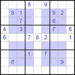 Виндоку 9х9 #2 трудный