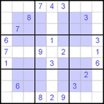 Виндоку 9х9 #8 трудный