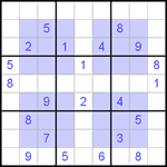 Виндоку 9х9 #11 очень трудный