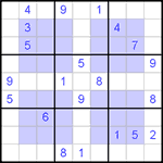 Виндоку 9х9 #16 очень трудный