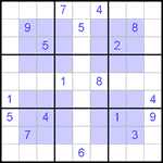 Виндоку 9х9 #17 очень трудный