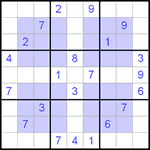 Виндоку 9х9 #19 очень трудный