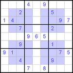 Виндоку 9х9 #26 очень трудный