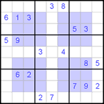 Виндоку 9х9 #29 очень трудный