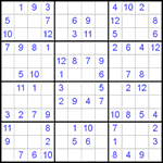 Судоку 12х12 #32 легкий