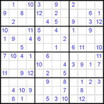 Судоку 12х12 #33 легкий