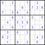 Судоку 9х9 #454 легкий