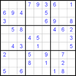 Судоку 9х9 #457 легкий