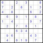 Судоку 9х9 #458 легкий